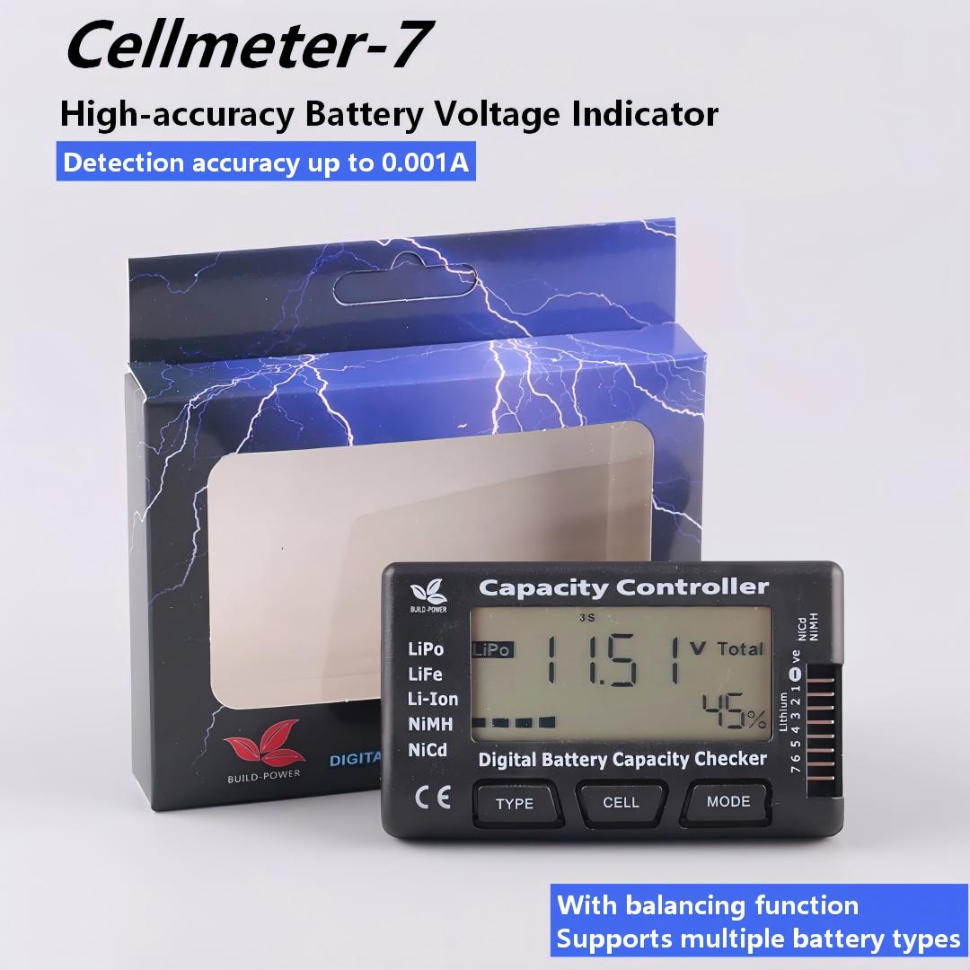 Drone Battery Voltage Checker - Cellmeter 7 Battery Capacity Checker Voltage