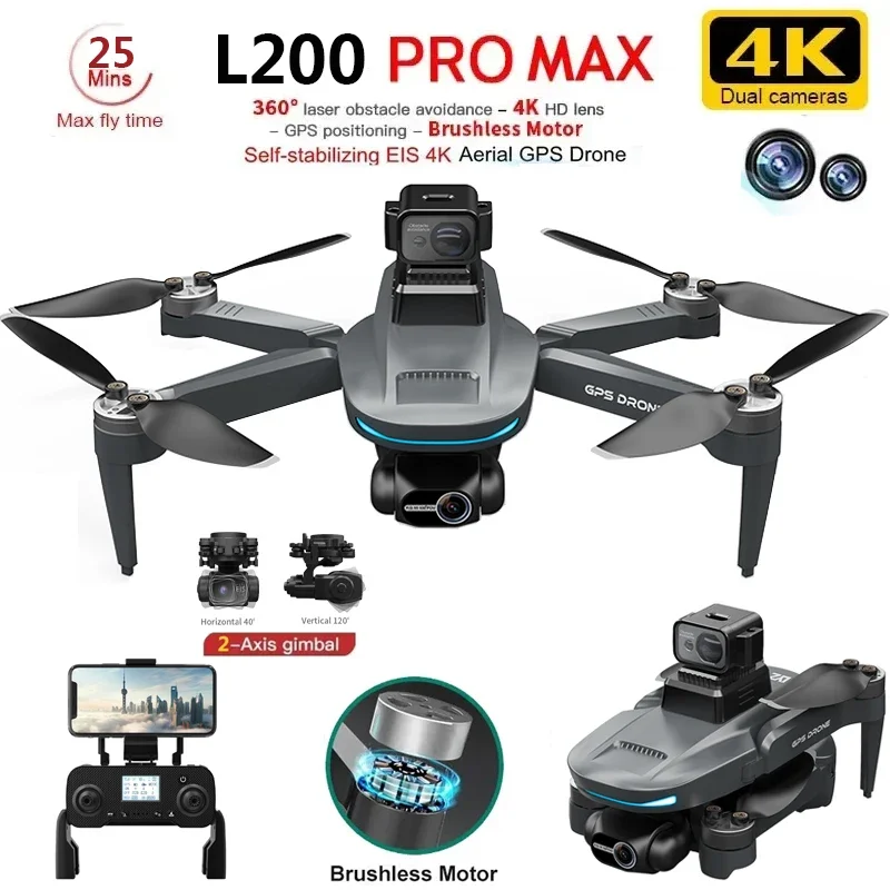 L200 PRO MAX Drone 4K 2-Axis P – Drone Battery Case Bewertung und Preis