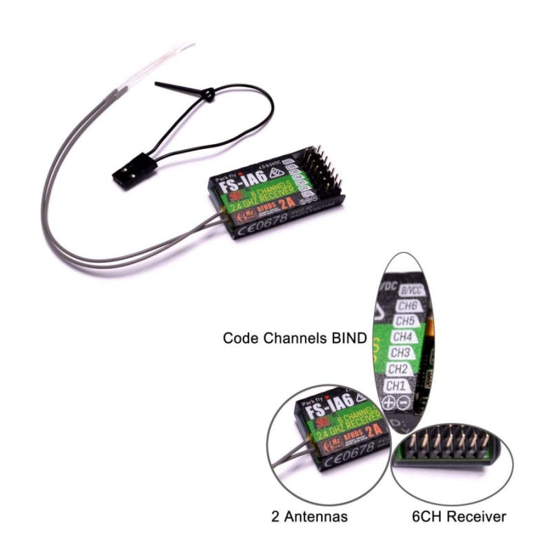 Flysky FS-IA6 Receiver 6CH Dua – Drone Battery Plate Bewertung und Preis