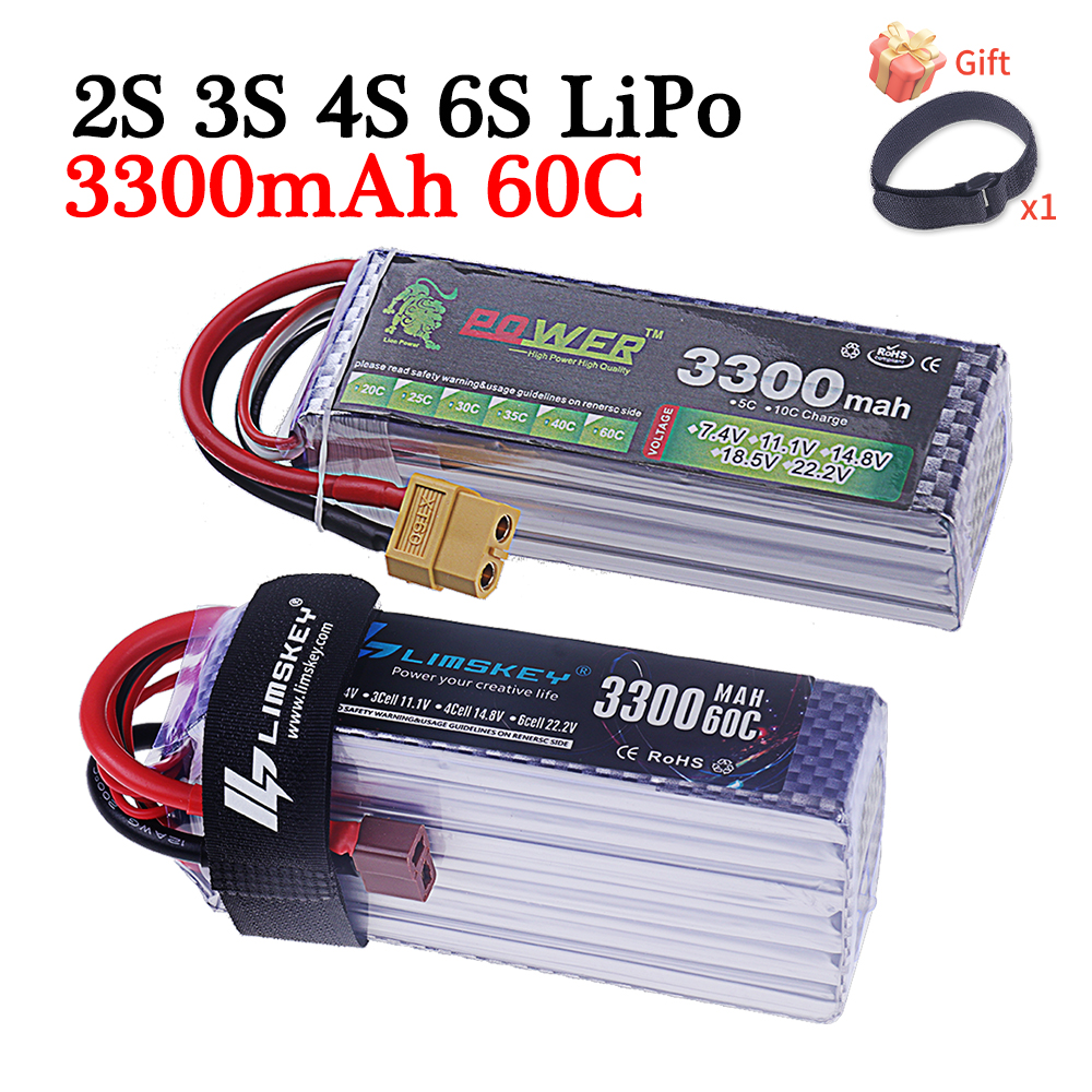 60C Lipo Battery 3300mAh 7.4V  – Drone Battery 6S Bewertung und Preis