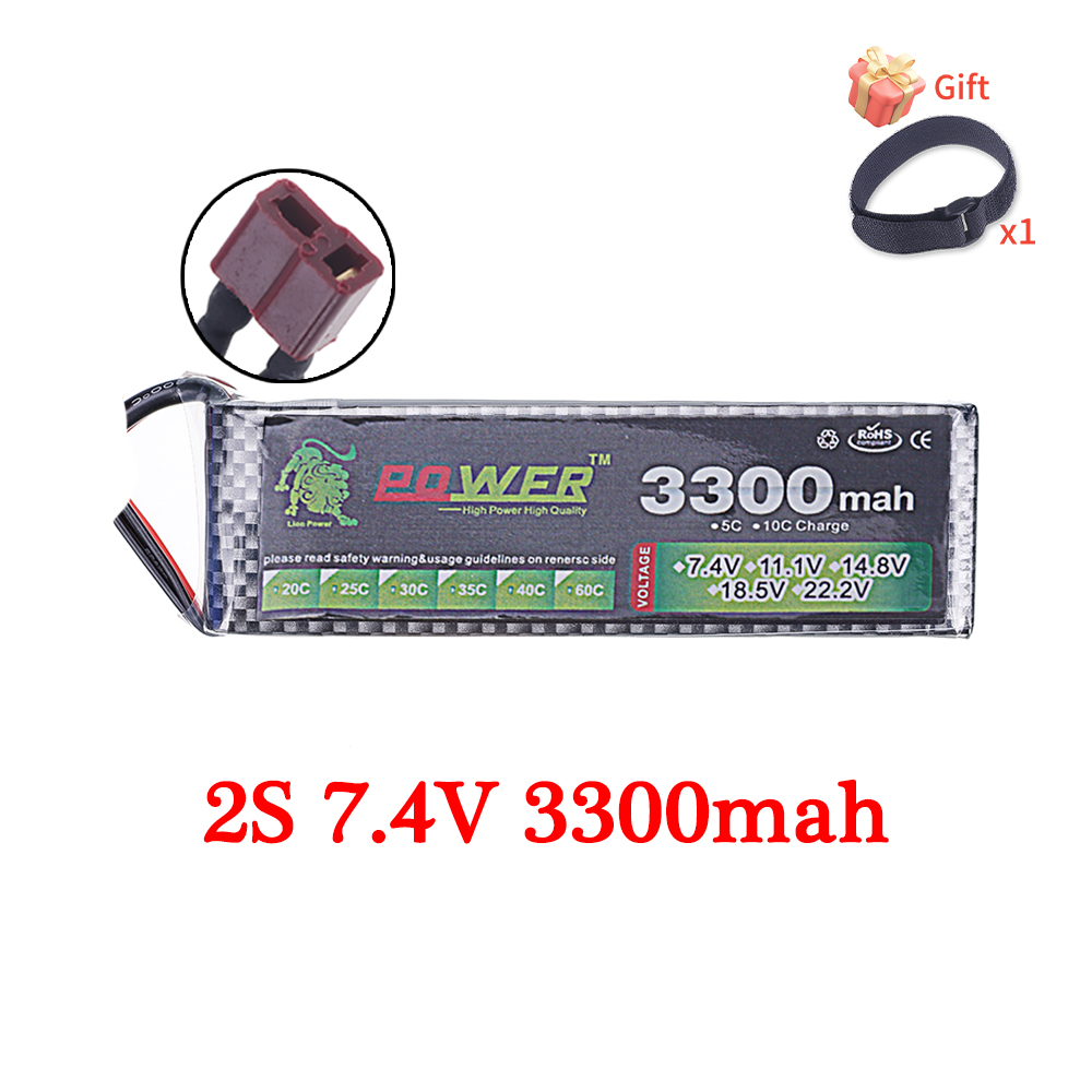 60C Lipo Battery 3300mAh 7.4V  – Drone Battery 6S Bewertung und Preis