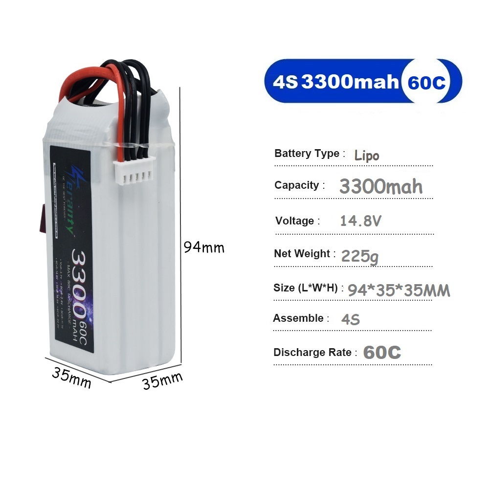 LiPo Rechargeable Battery 4S 3 – Drone Battery 4S Bewertung und Preis