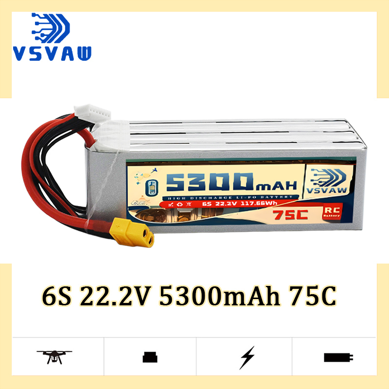 VSVAW 6S 5300mAh Lipo Battery  – Drone Battery 6S Bewertung und Preis
