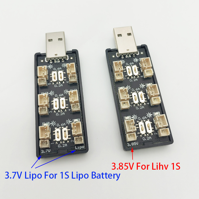6CH USB 1S LiPo/LiHv 3.7V/4.2V – Drone Battery Connector Bewertung und Preis
