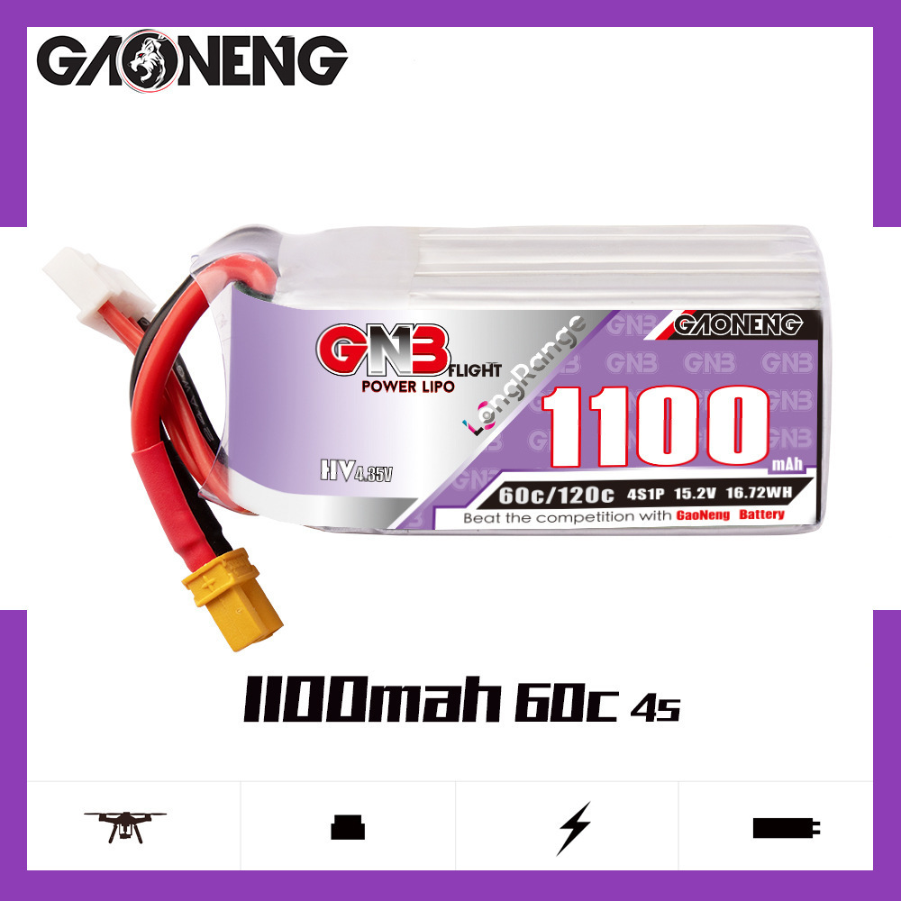 GNB 4S 1100mAh 60C/120C HV Lip – Drone Battery 4S Bewertung und Preis