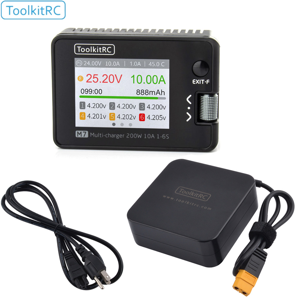 ToolkitRC M7 200W 10A Balance  – Drone Battery Voltage Checker Bewertung und Preis
