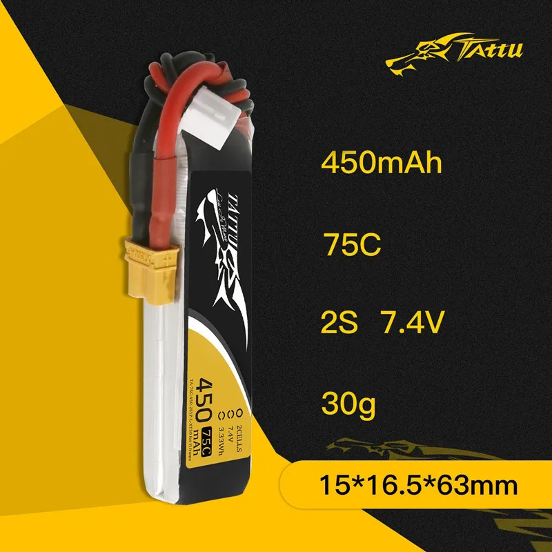 3Pcs NEW TATTU 450/500/550mAh  – Drone Battery 3S Bewertung und Preis