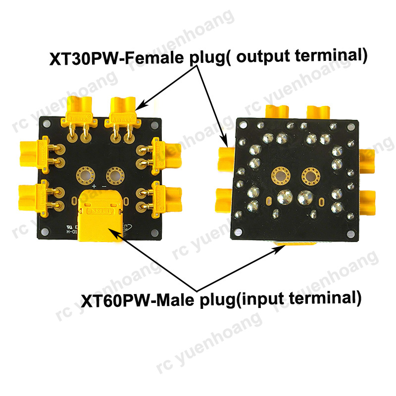 1PCS XT30PW-Female Power Distr – Drone Battery Parallel Board Bewertung und Preis