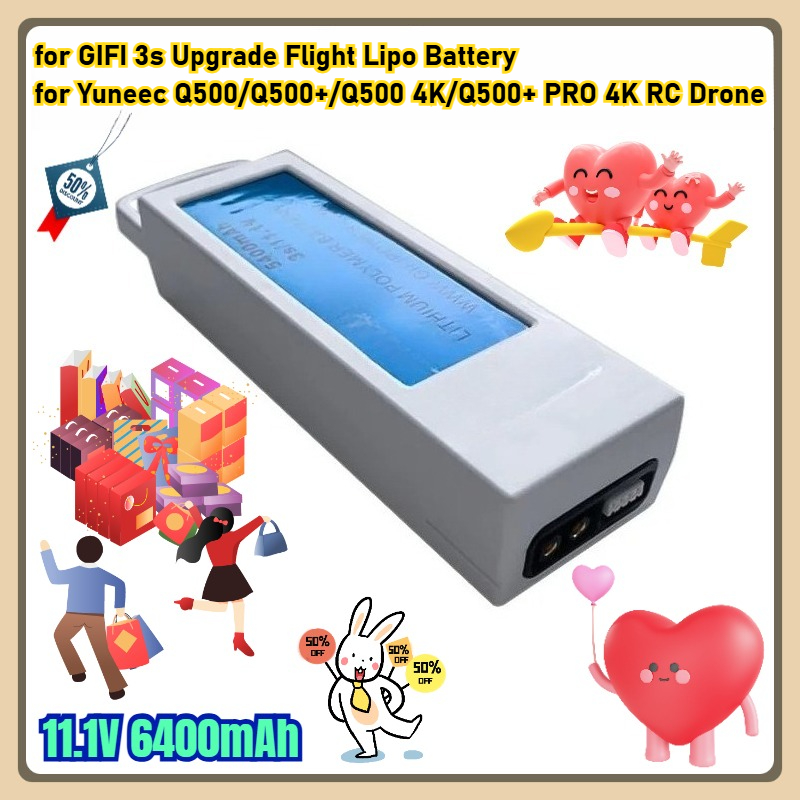 11.1V 6400mAh for GIFI 3s Upgr – Drone Battery 3S Bewertung und Preis